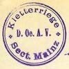 Stempel der Kletterriege | © DAV Sektion Mainz